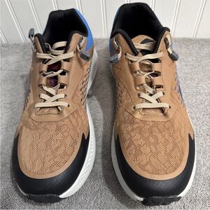 Storm Men's Tan and Blue Athletic Sneakers